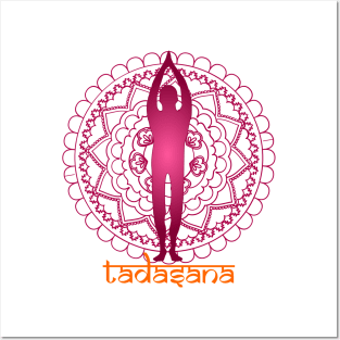 Tadasana Yoga Pose Posters and Art